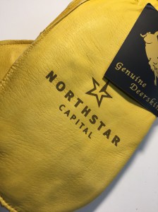 custom engraved leather chopper mittens